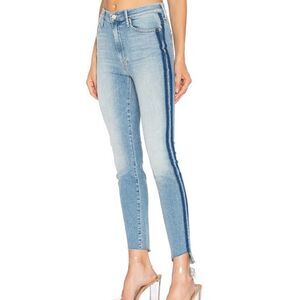 Mother Stunner Zip Ankle Step Fray Light Kitty Racer Sz. 24